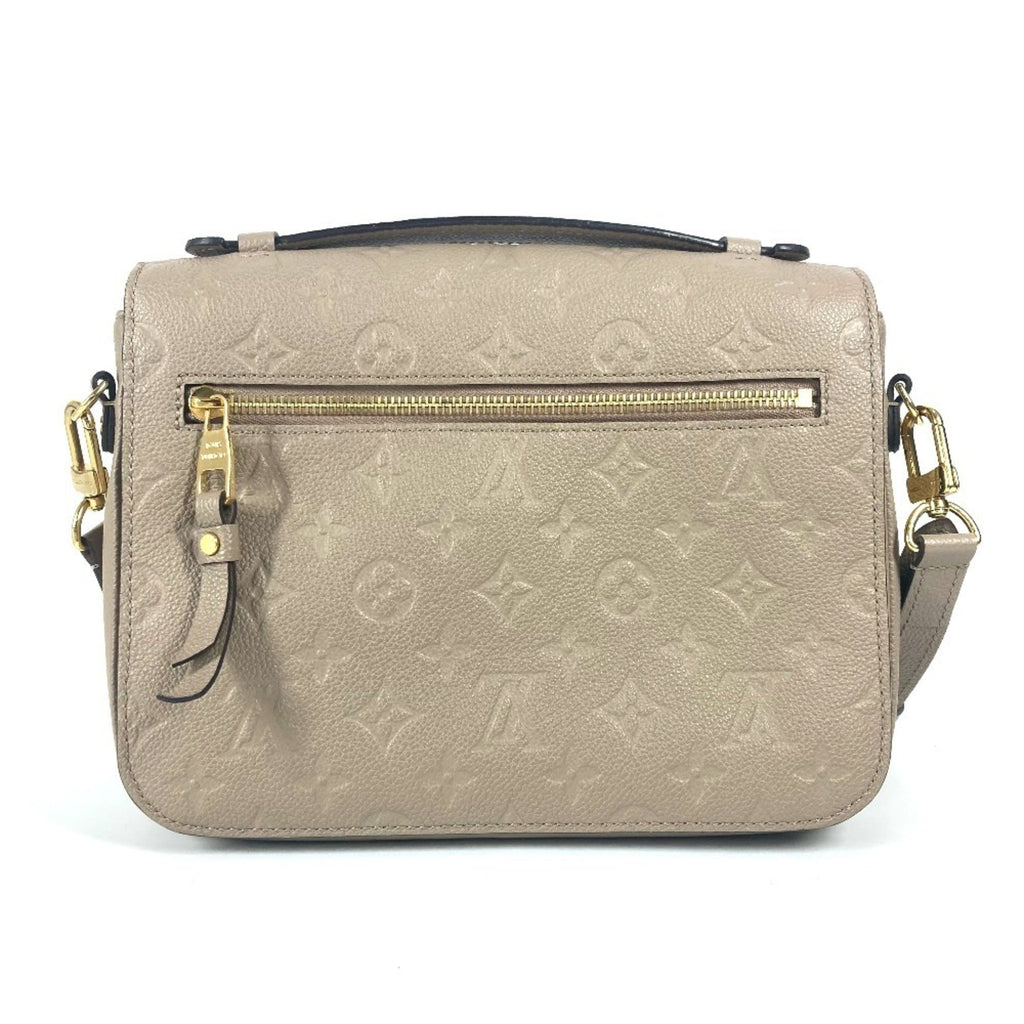 Louis Vuitton Monogram Empreinte Beige Tourterelle Monogram Empreinte Handbag Pochette Shoulder Bag (Pre-Owned)