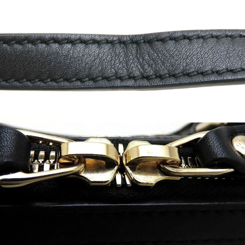 Gucci Black Leather Handbag (Pre-Owned)