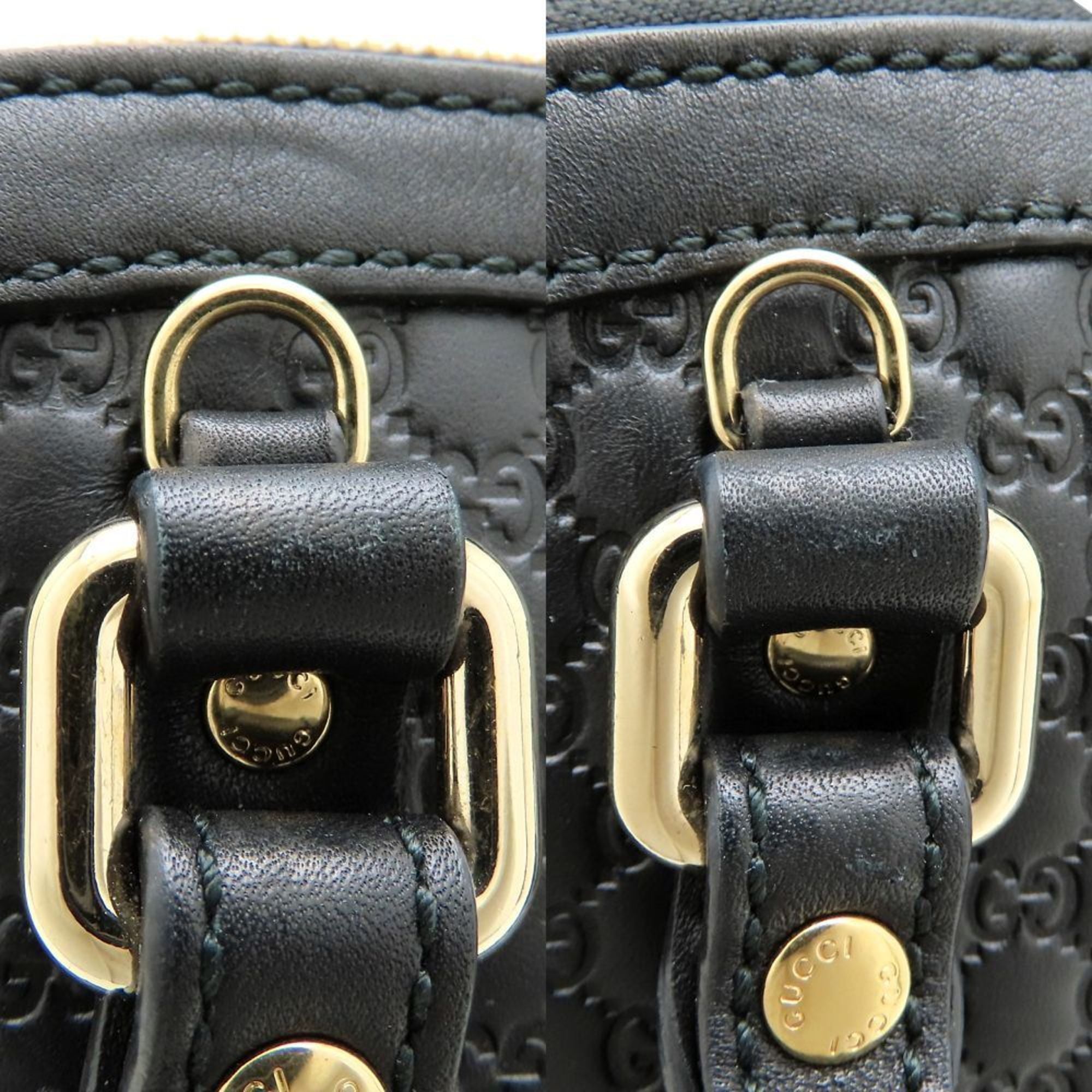 Gucci Black Leather Handbag (Pre-Owned)