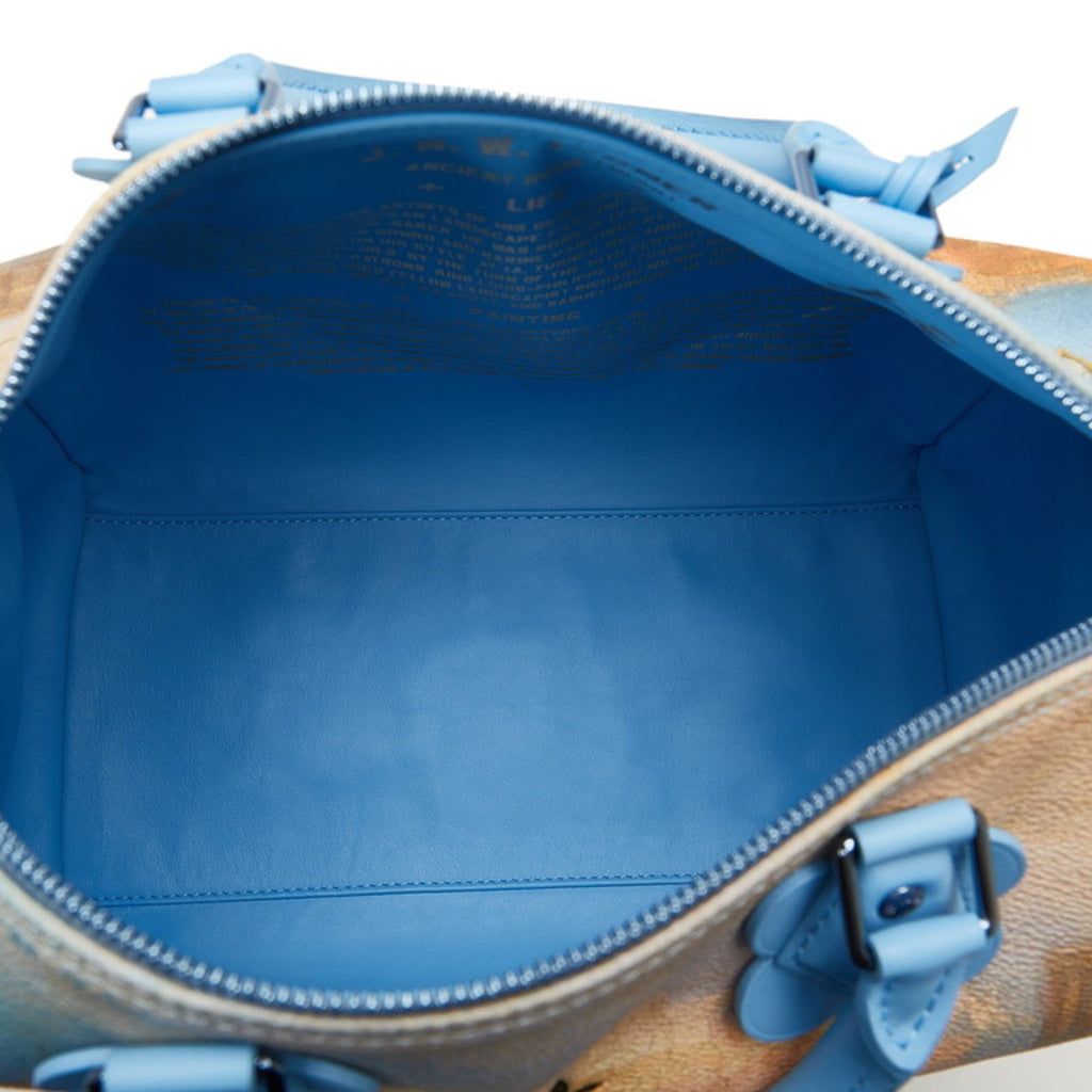Louis Vuitton Blue Multi-Color Pvc Leather Handbag (Pre-Owned)