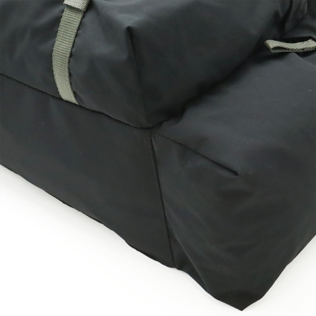 Prada Black Gray Light Gray Nero Nylon Handbag Shoulder Bag (Pre-Owned)