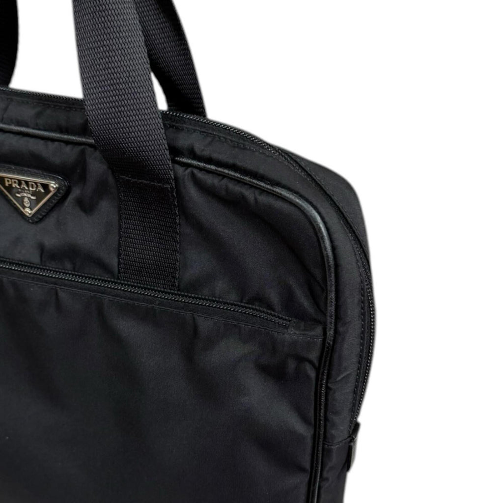 Prada Black Nylon Shoulder Bag (Pre-Owned)