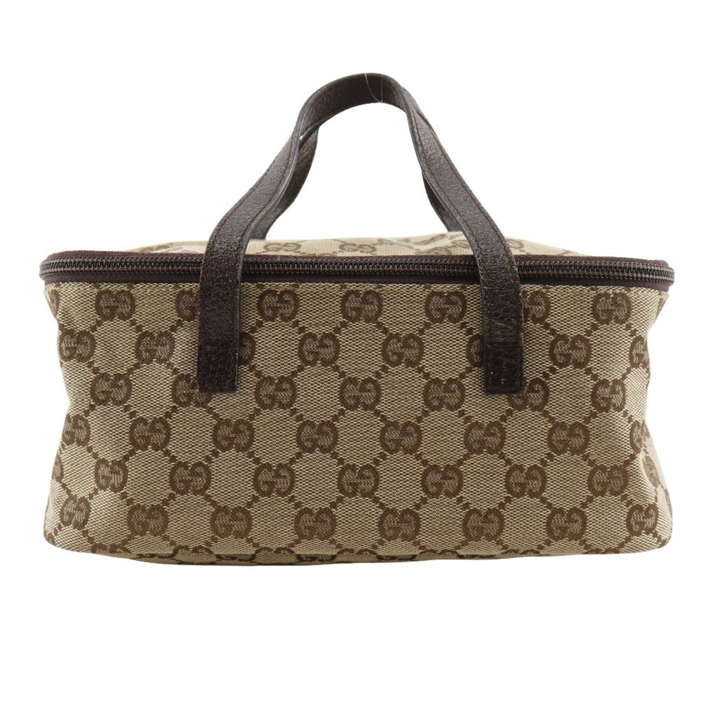 Gucci Beige Gg Canvas Handbag (Pre-Owned)