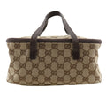 Gucci Beige Gg Canvas Handbag (Pre-Owned)