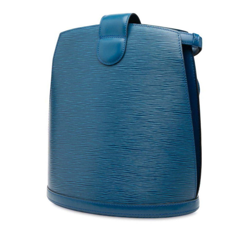 Louis Vuitton Toledo Blue Leather Shoulder Bag (Pre-Owned)