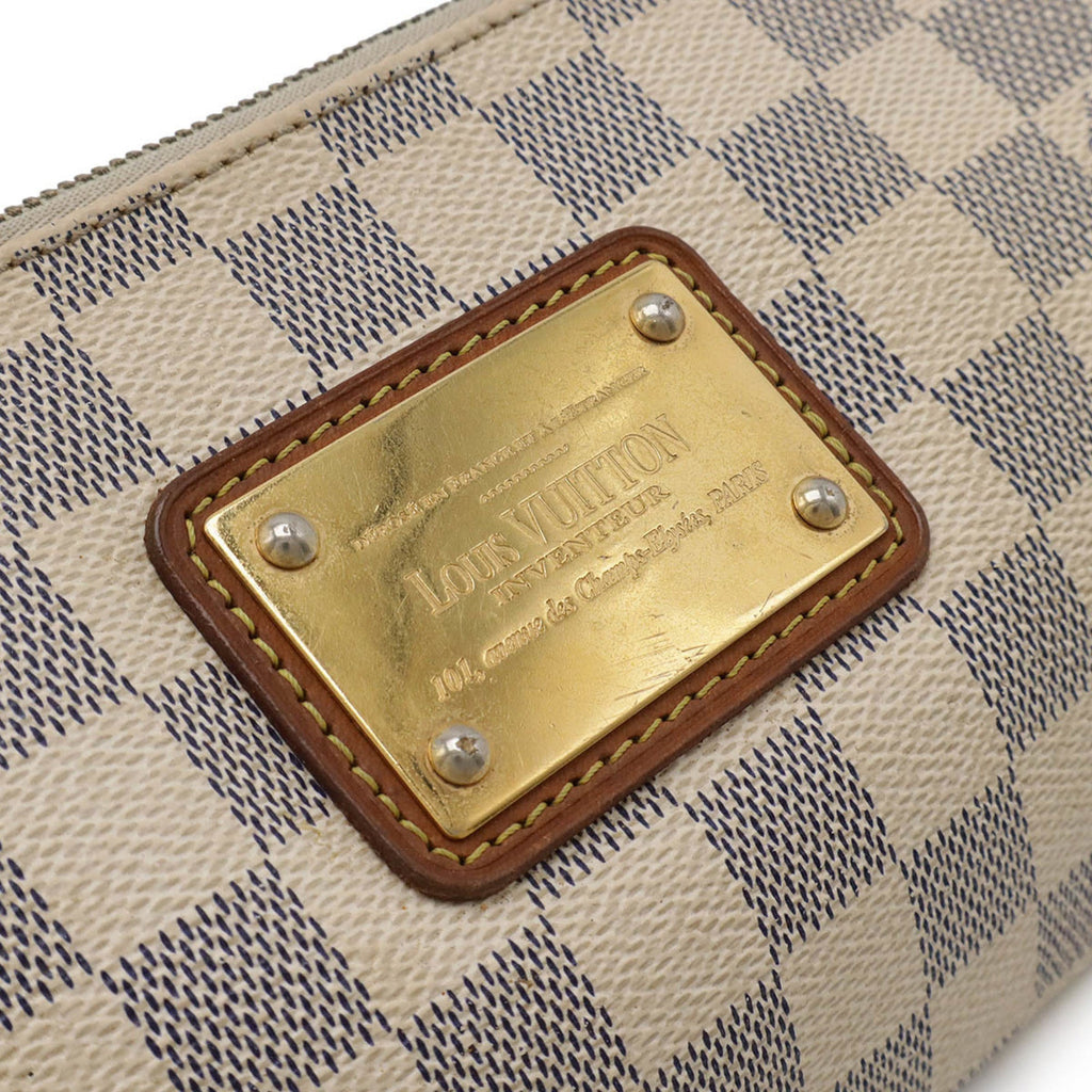 Louis Vuitton Damier Azur Ivory Damier Azur Shoulder Bag (Pre-Owned)