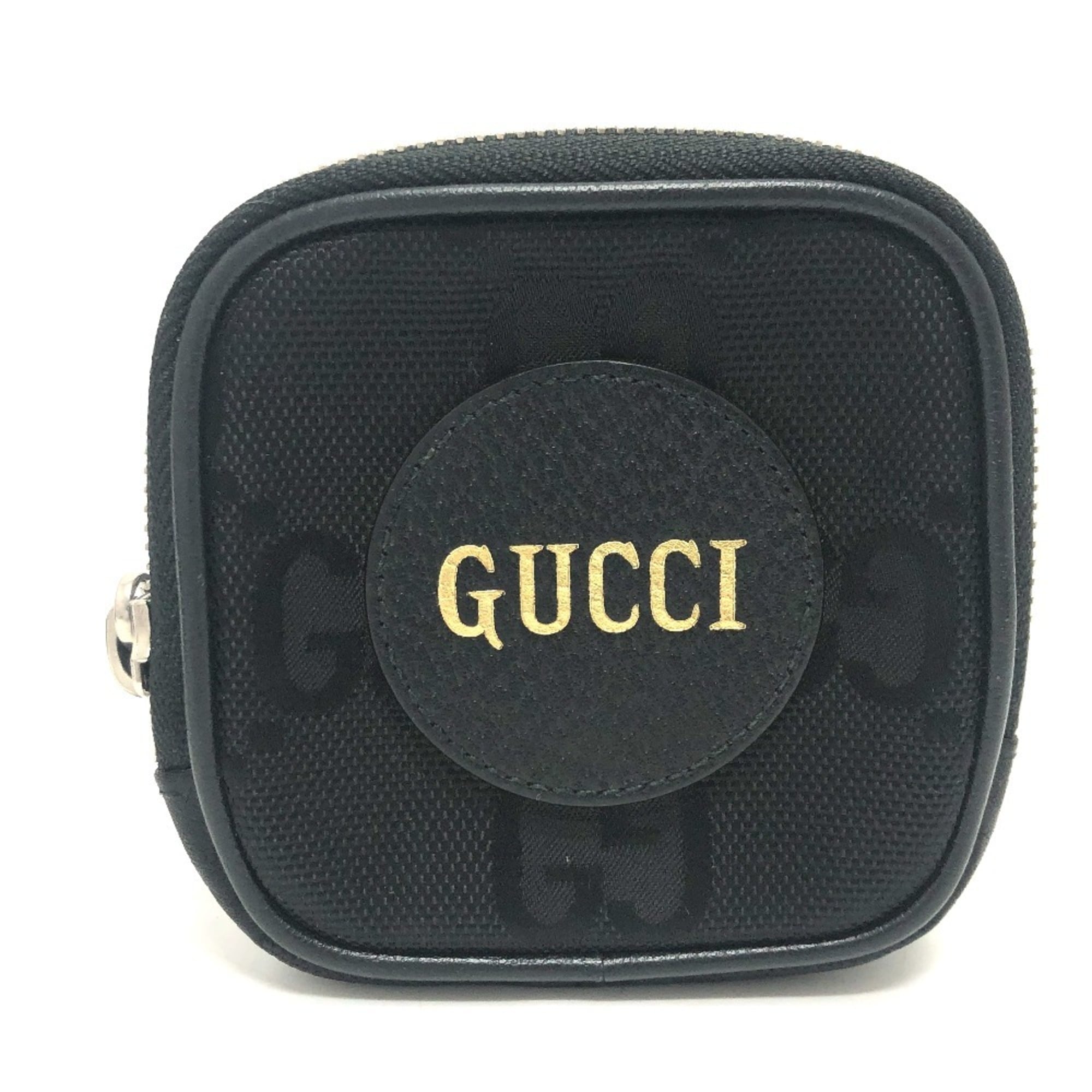 Gucci Black Gg Canvas Coin Purse/Coin Case (Pre-Owned)