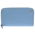 Gucci Sky Blue Leather Long Wallet (Bi-Fold) (Pre-Owned)