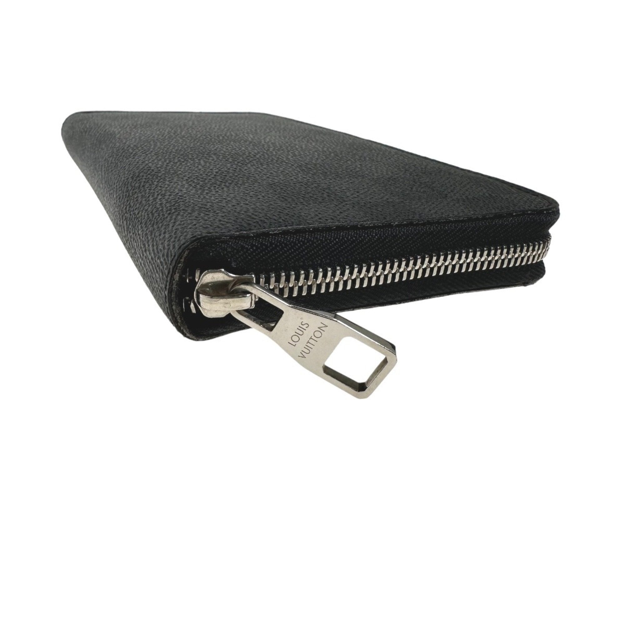 Louis Vuitton Black Damier Graphite Long Wallet (Bi-Fold) (Pre-Owned)