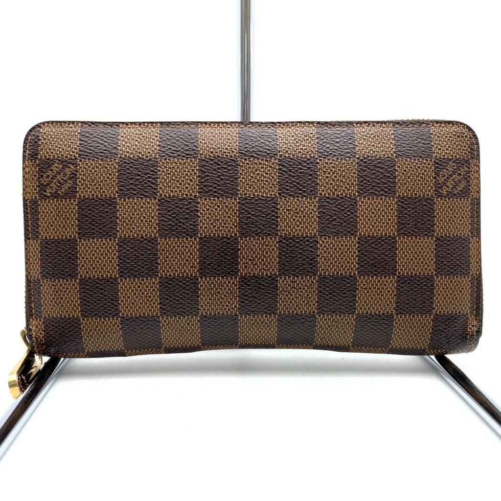 Louis Vuitton Damier Brown Damier Canvas Long Wallet (Bi-Fold) (Pre-Owned)