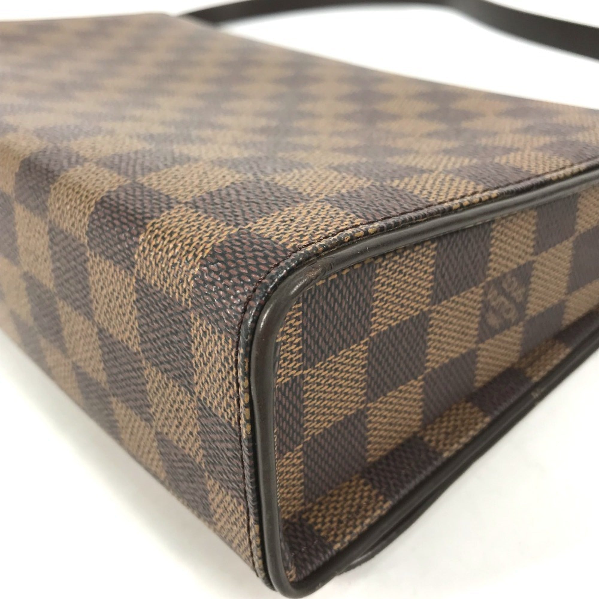 Louis Vuitton Brown Ebene Damier Canvas Shoulder Bag (Pre-Owned)
