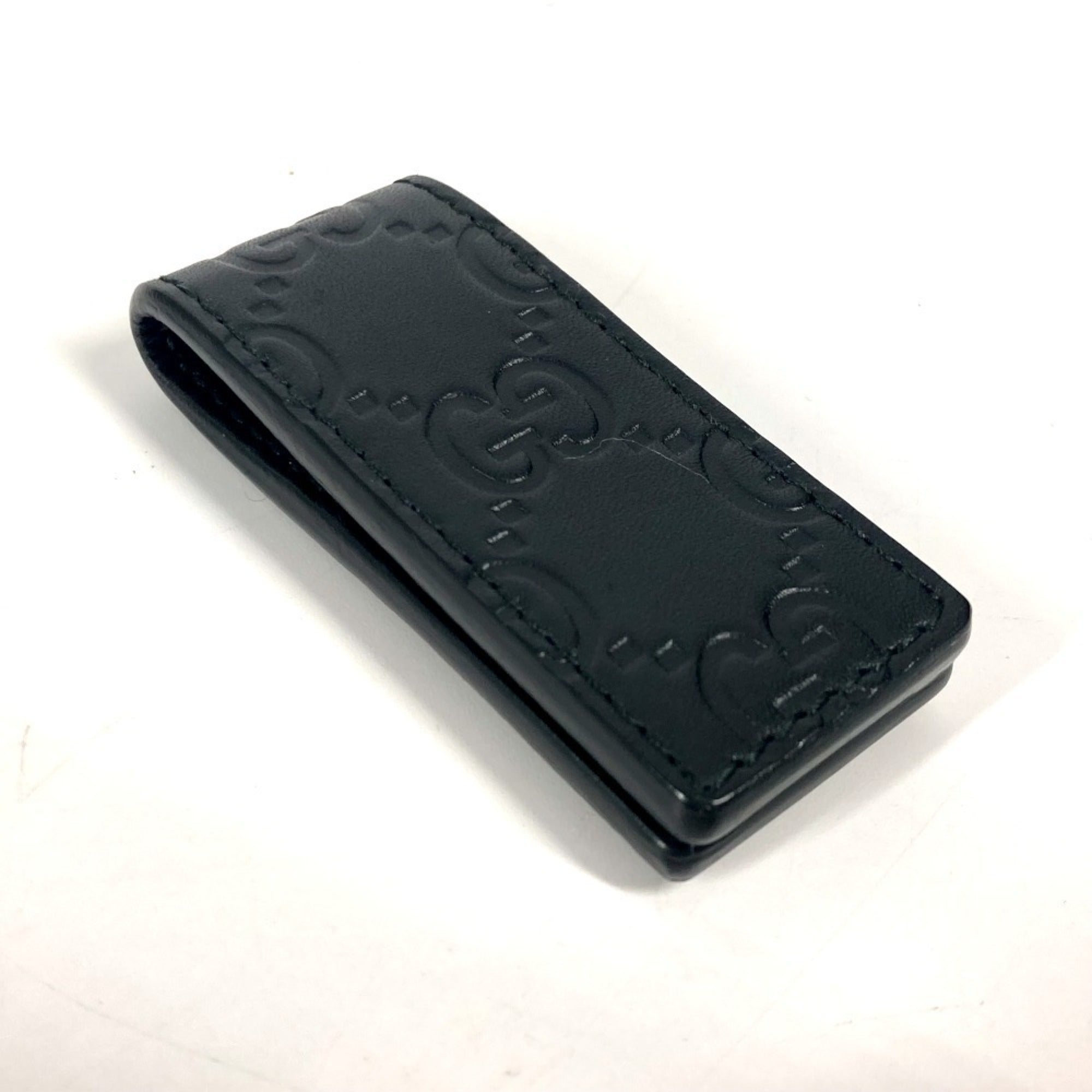 Gucci Black Leather Money Clip (Pre-Owned)