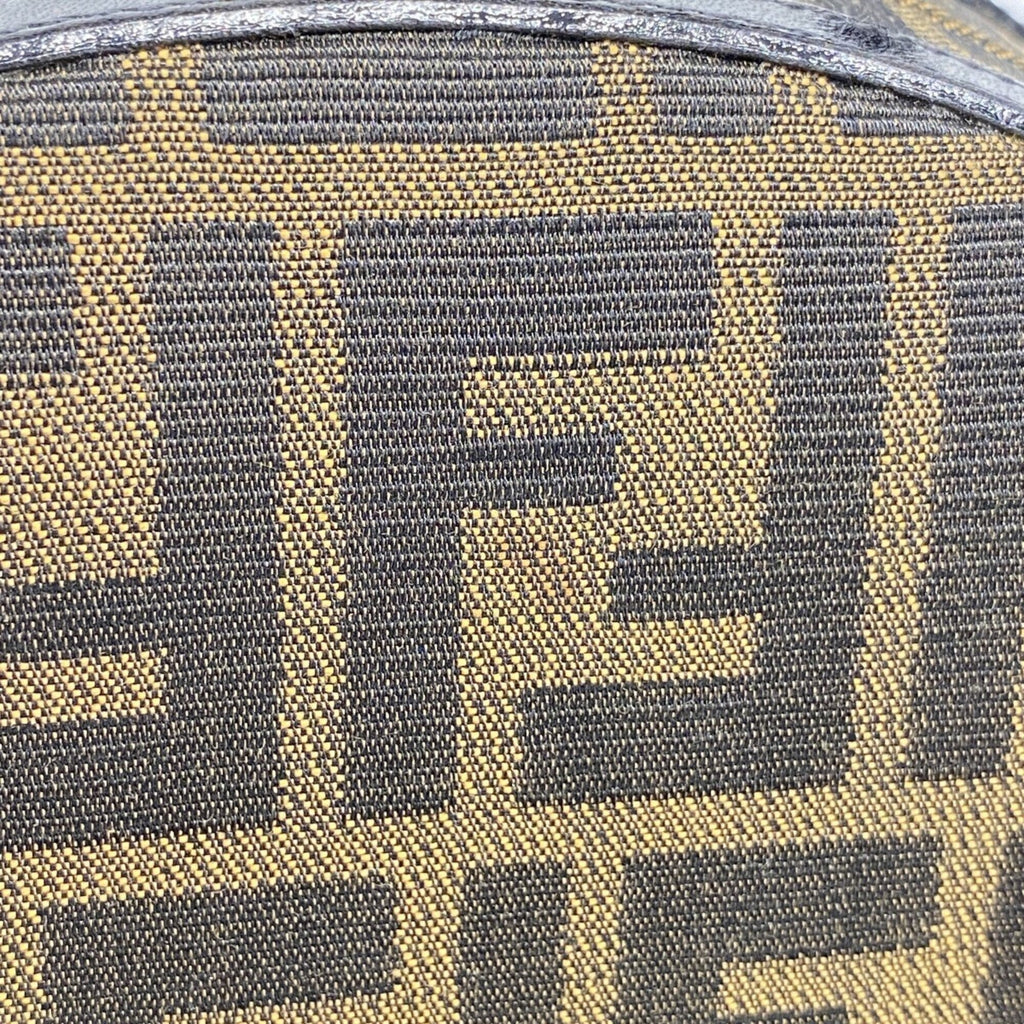 Fendi Brown Nylon Canvas Handbag (Pre-Owned)