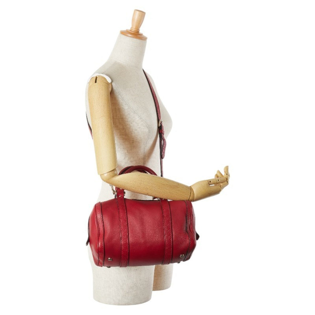 Gucci Red Color Handbag Shoulder Bag (Pre-Owned)