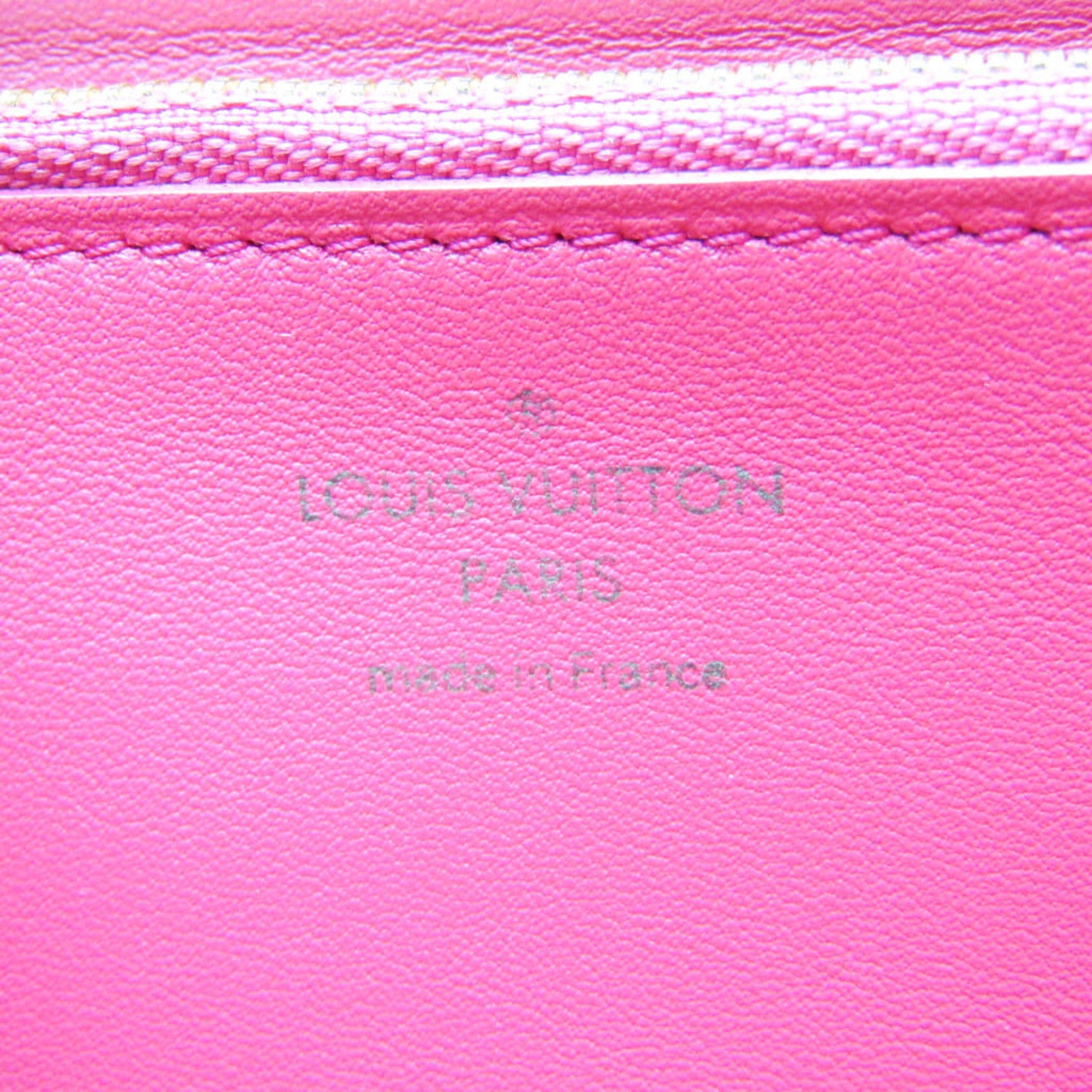 Louis Vuitton Taurillon Noir Leather Long Wallet (Bi-Fold) (Pre-Owned)