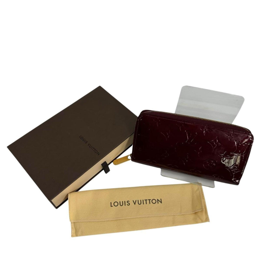 Louis Vuitton Monogram Vernis Magenta Monogram Vernis Long Wallet (Bi-Fold) (Pre-Owned)