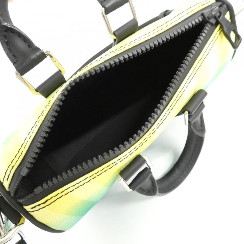 Louis Vuitton Vert Coated Canvas Boston Bag (Pre-Owned)