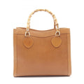 Gucci Brown Leather Tote Bag (Pre-Owned)