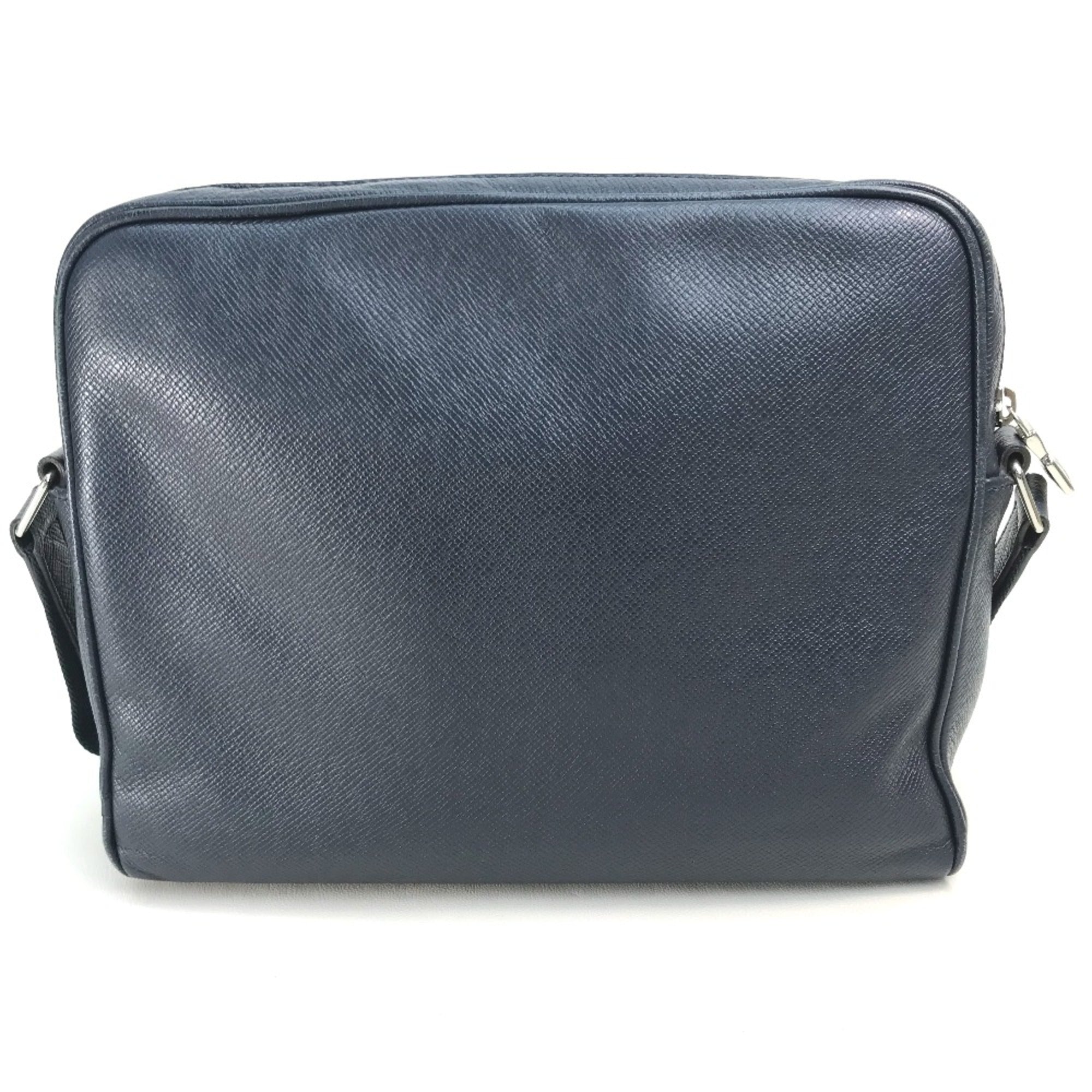 Louis Vuitton Navy Leather Shoulder Bag (Pre-Owned)