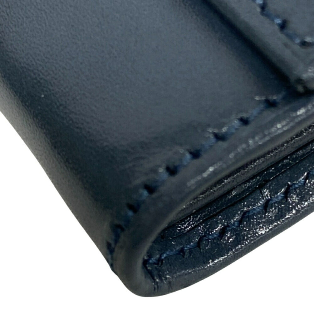 Prada Blue Leather Wallet (Bi-Fold) (Pre-Owned)