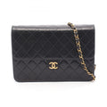 Chanel Black Leather Shoulder Bag (Pre-Owned)