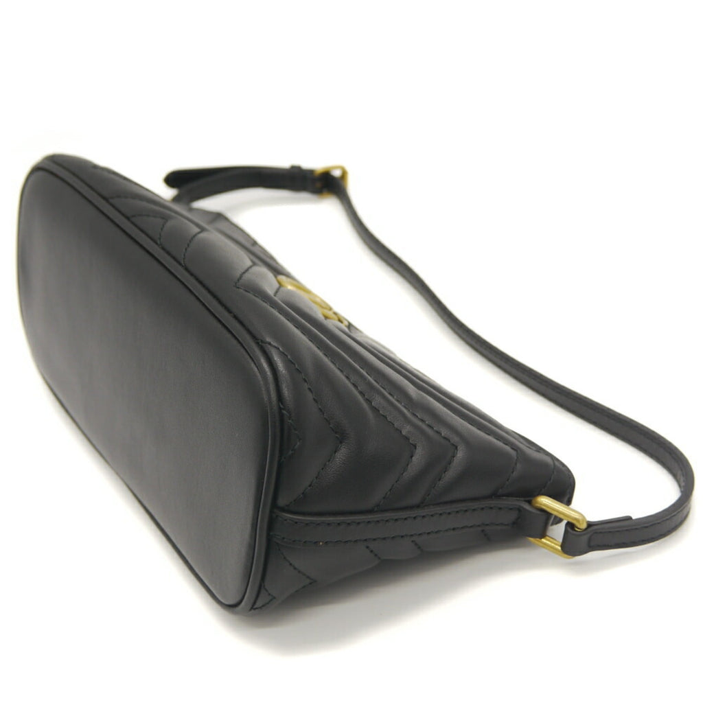 Gucci Black Leather Handbag (Pre-Owned)