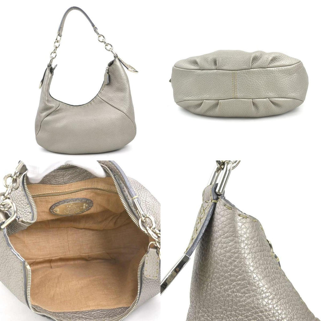 Fendi Leather Shoulder Bag (Pre-Owned)