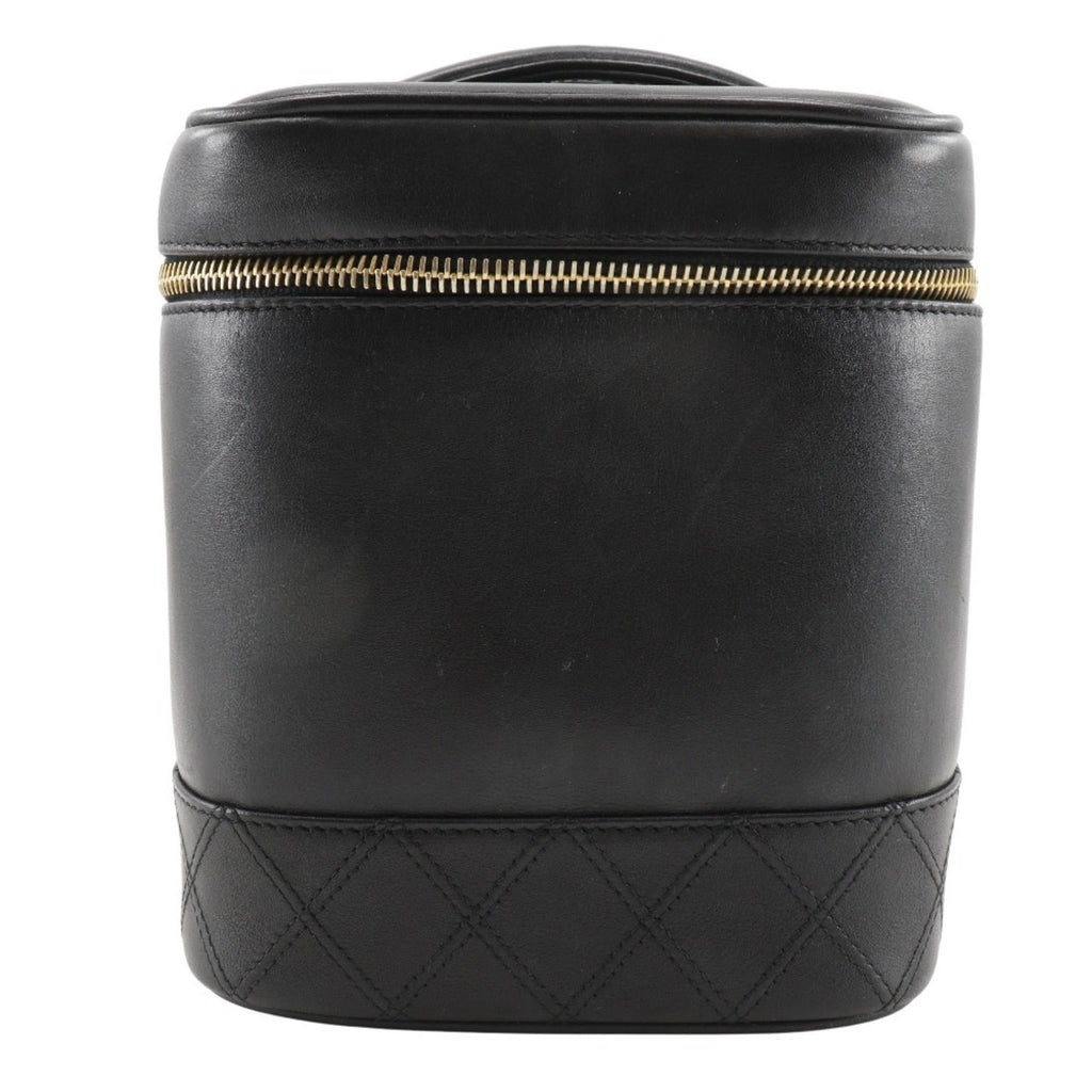 Chanel Black Leather Handbag Pouch (Pre-Owned)