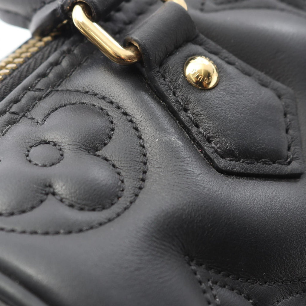 Louis Vuitton Black Noir Leather Handbag (Pre-Owned)