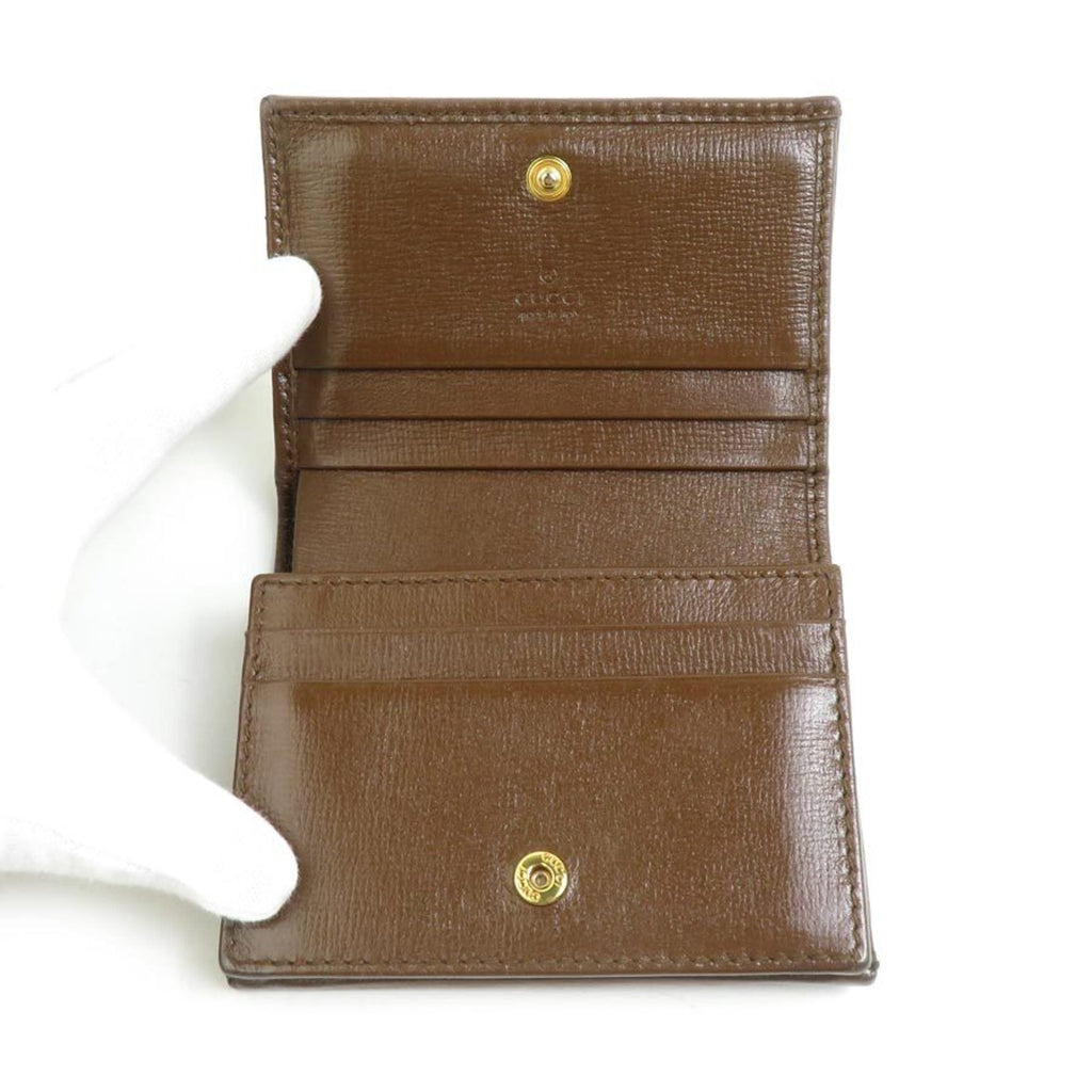 Gucci Brown Gg Supreme Wallet (Bi-Fold) (Pre-Owned)