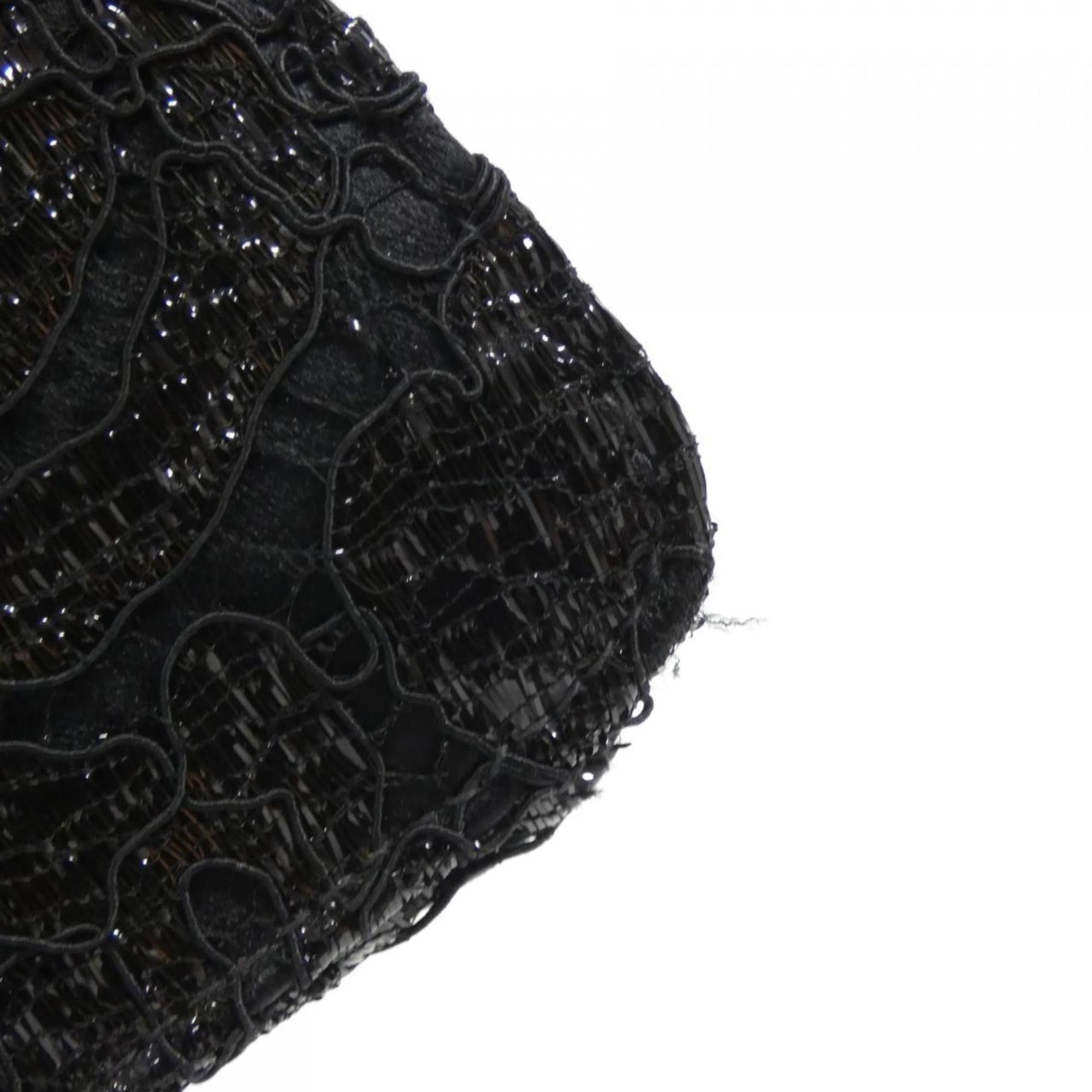 Chanel Black Satin Handbag (Pre-Owned)