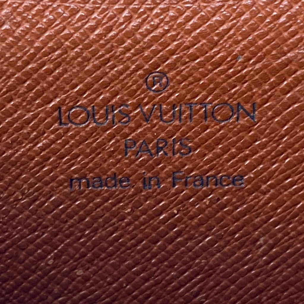 Louis Vuitton Monogram Brown Leather Long Wallet (Bi-Fold) (Pre-Owned)