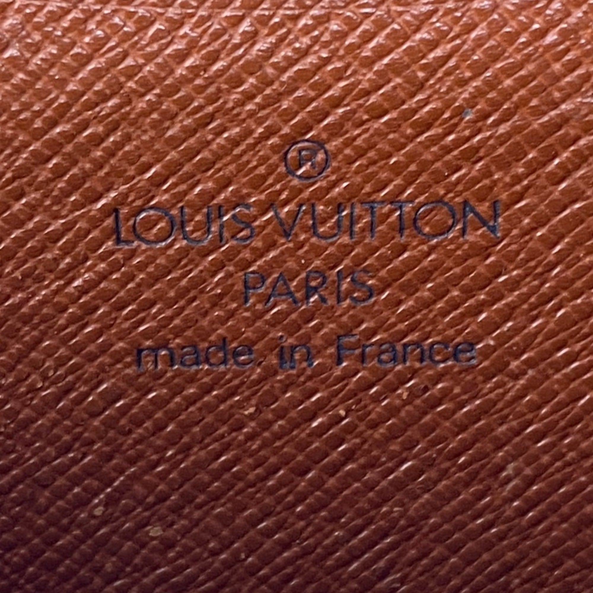 Louis Vuitton Monogram Brown Leather Long Wallet (Bi-Fold) (Pre-Owned)