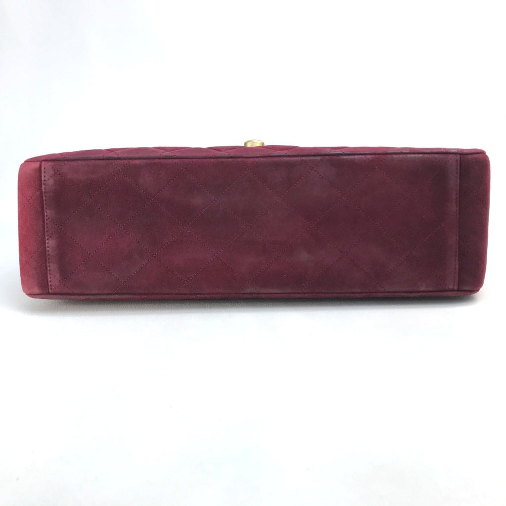 Chanel Red Leather Shoulder Bag (Pre-Owned)