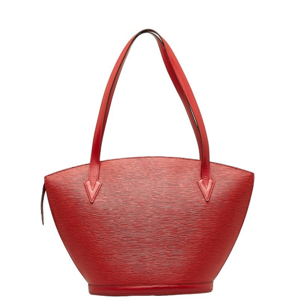 Louis Vuitton Castilian Red Leather Shoulder Bag Tote Bag (Pre-Owned)