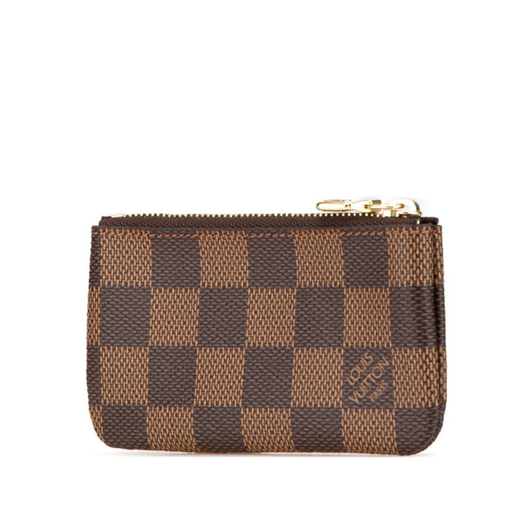 Louis Vuitton Brown Pvc Leather Coin Purse/Coin Case (Pre-Owned)