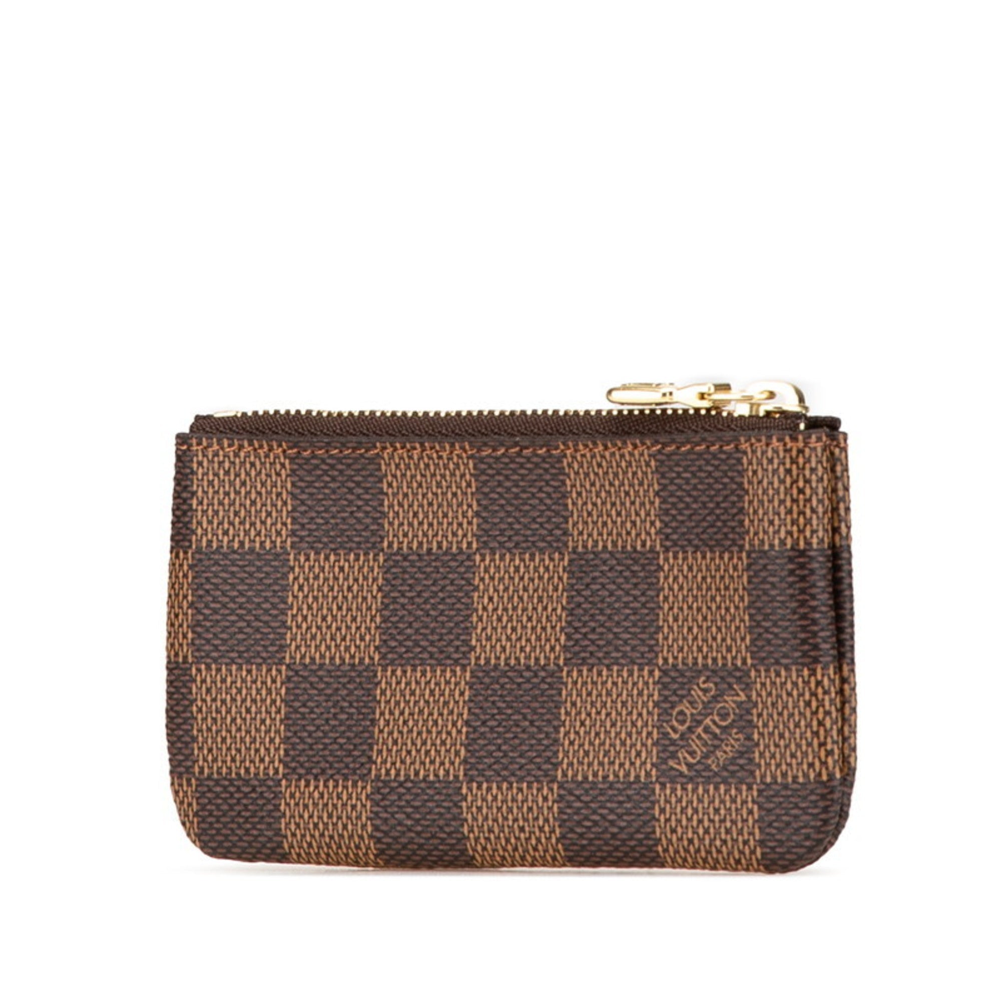 Louis Vuitton Brown Pvc Leather Coin Purse/Coin Case (Pre-Owned)