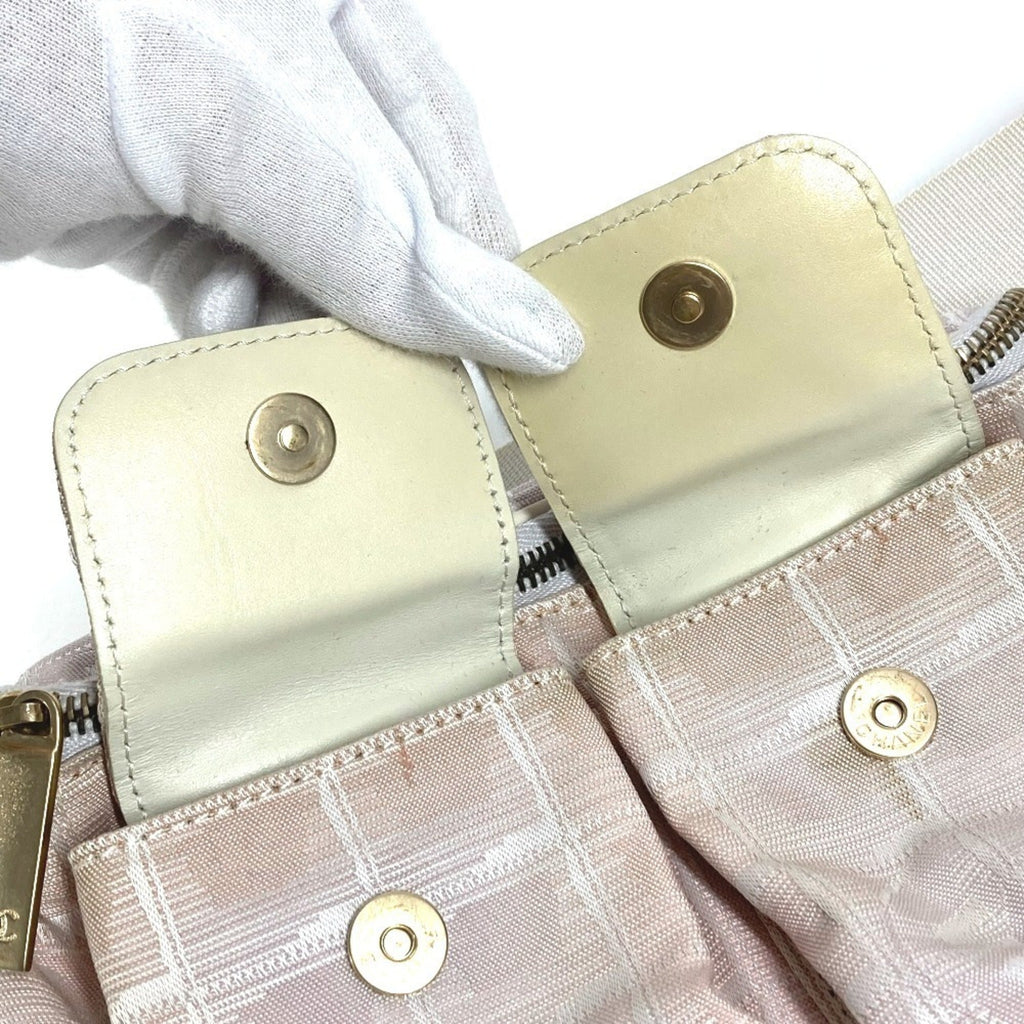 Chanel New Travel Line Pink Nylon Fanny Pack (Pre-Owned)