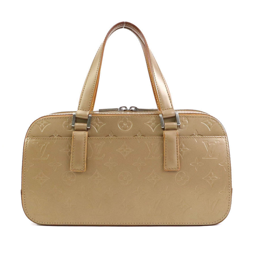 Louis Vuitton Gold Brown Monogram Mat Handbag (Pre-Owned)