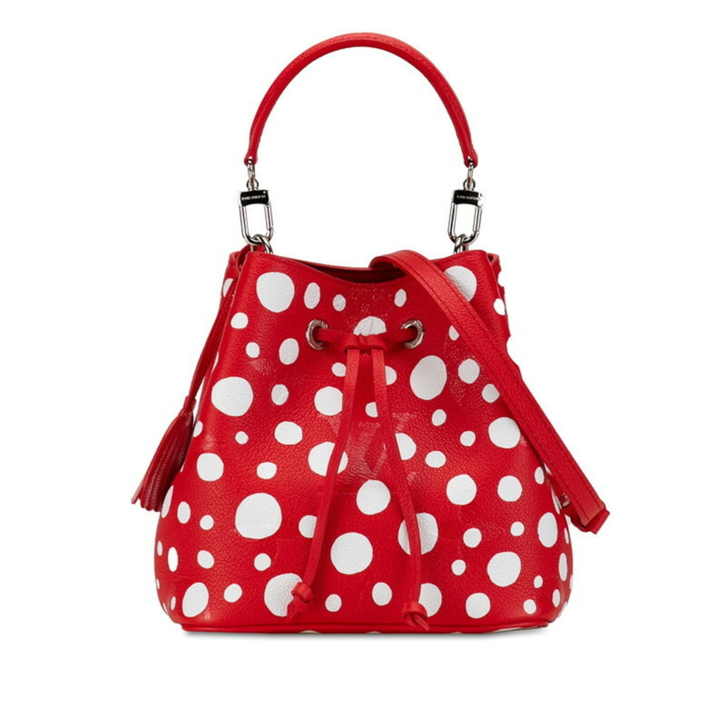 Louis Vuitton Red Color White Leather Handbag Shoulder Bag (Pre-Owned)