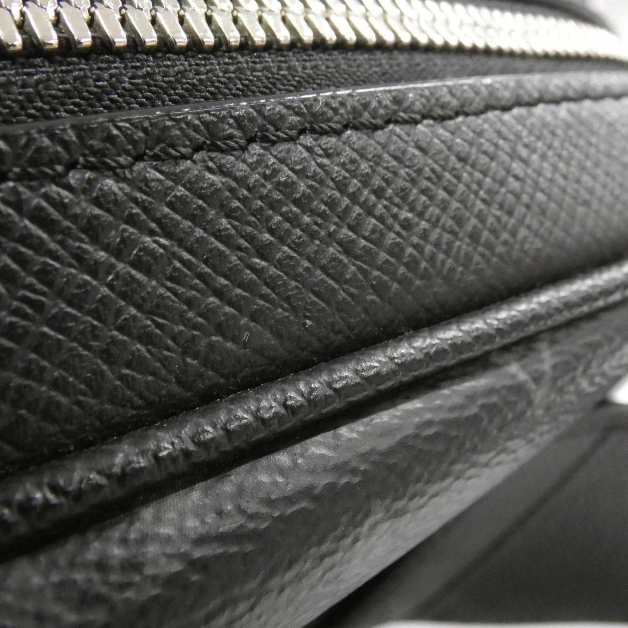 Louis Vuitton Black Coated Canvas Shoulder Bag (Pre-Owned)
