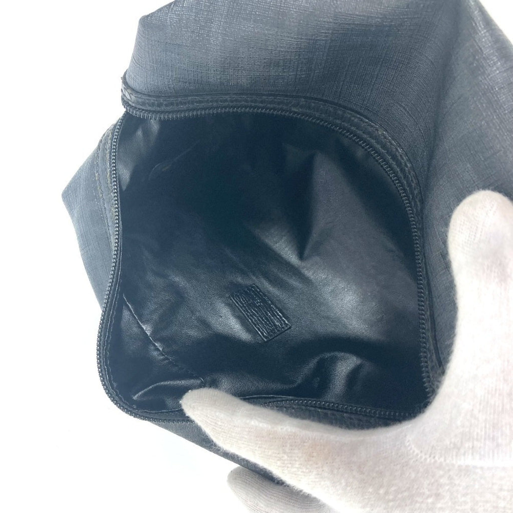 Fendi Zucca Black Pvc Pouch (Pre-Owned)