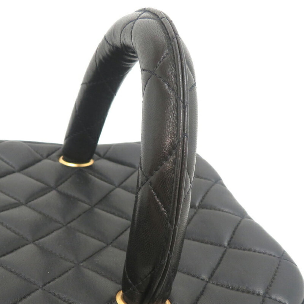 Chanel Black Leather Handbag (Pre-Owned)