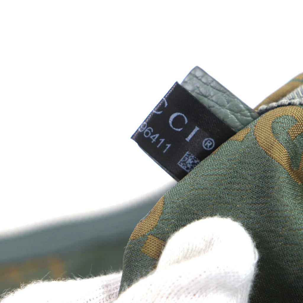 Gucci Khaki Nylon Leather Fanny Pack (Pre-Owned)