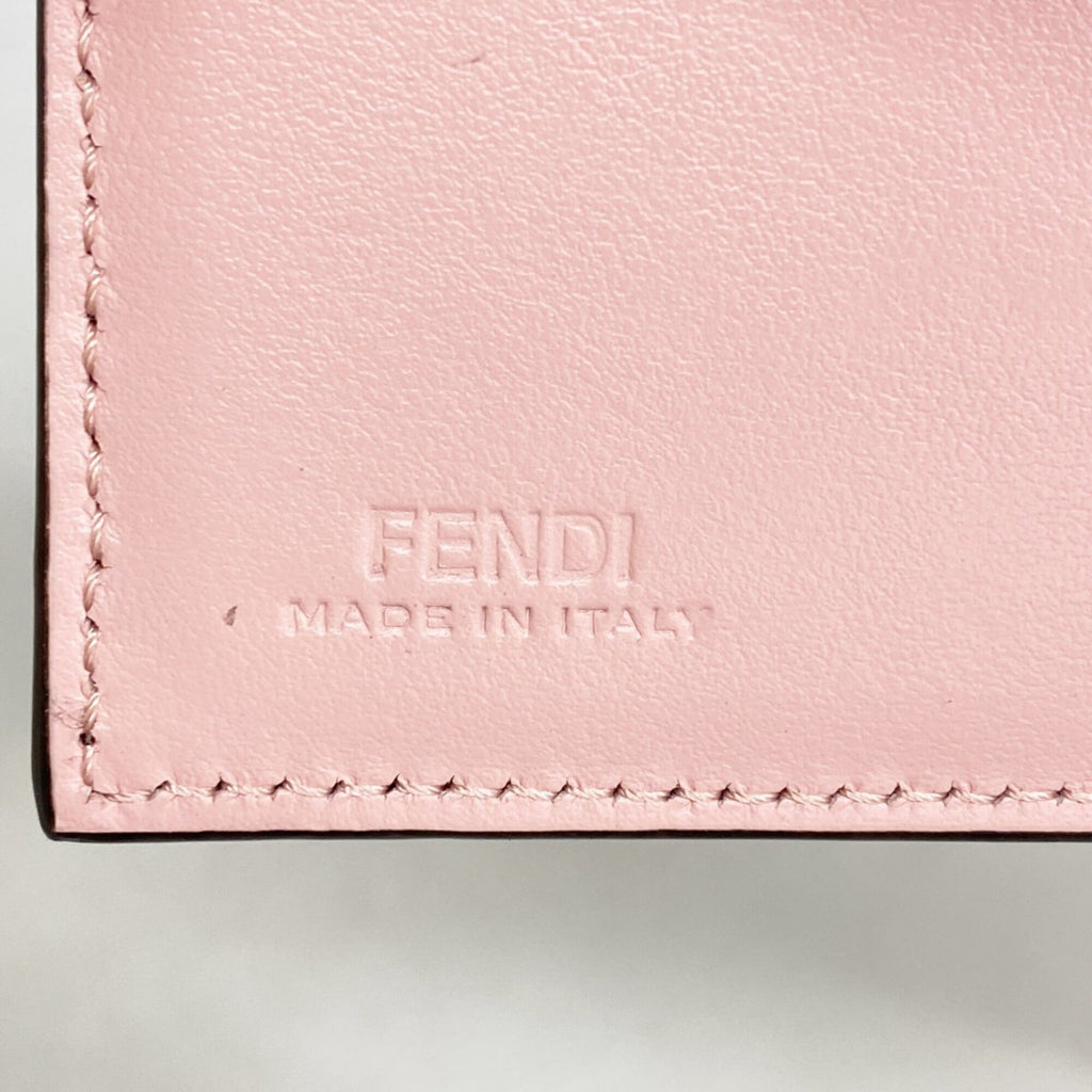 Fendi Brown Pvc Wallet (Tri-Fold) (Pre-Owned)