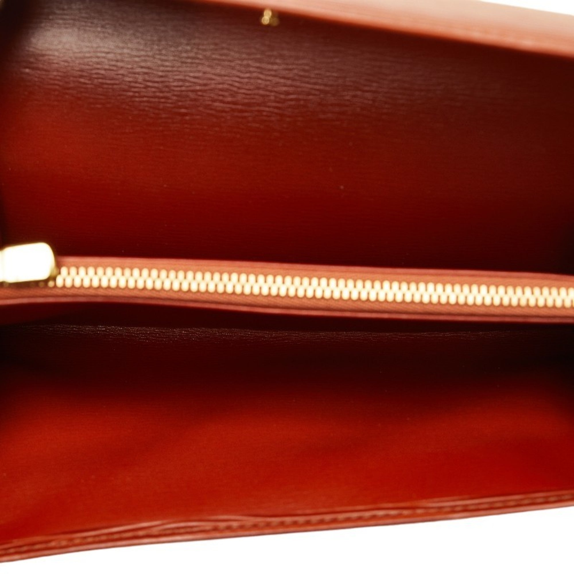 Louis Vuitton Epi Kenyan Brown Epi Leather Long Wallet (Bi-Fold) (Pre-Owned)