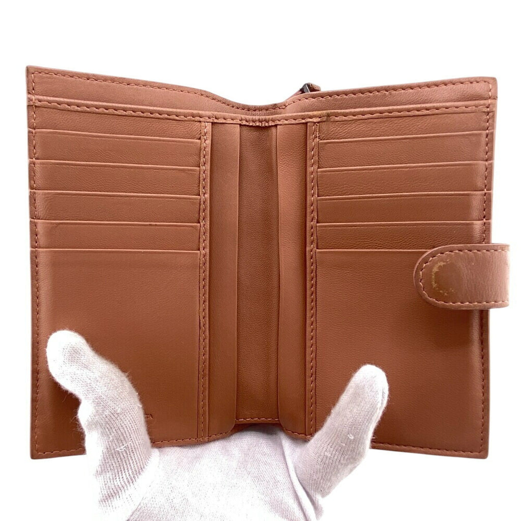 Bottega Veneta Intrecciato Pink Intrecciato Wallet (Bi-Fold) (Pre-Owned)