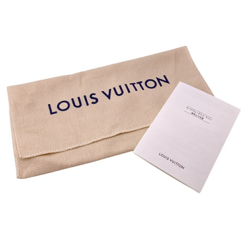 Louis Vuitton Taurillon Blue Gray Leather Wallet (Bi-Fold) (Pre-Owned)