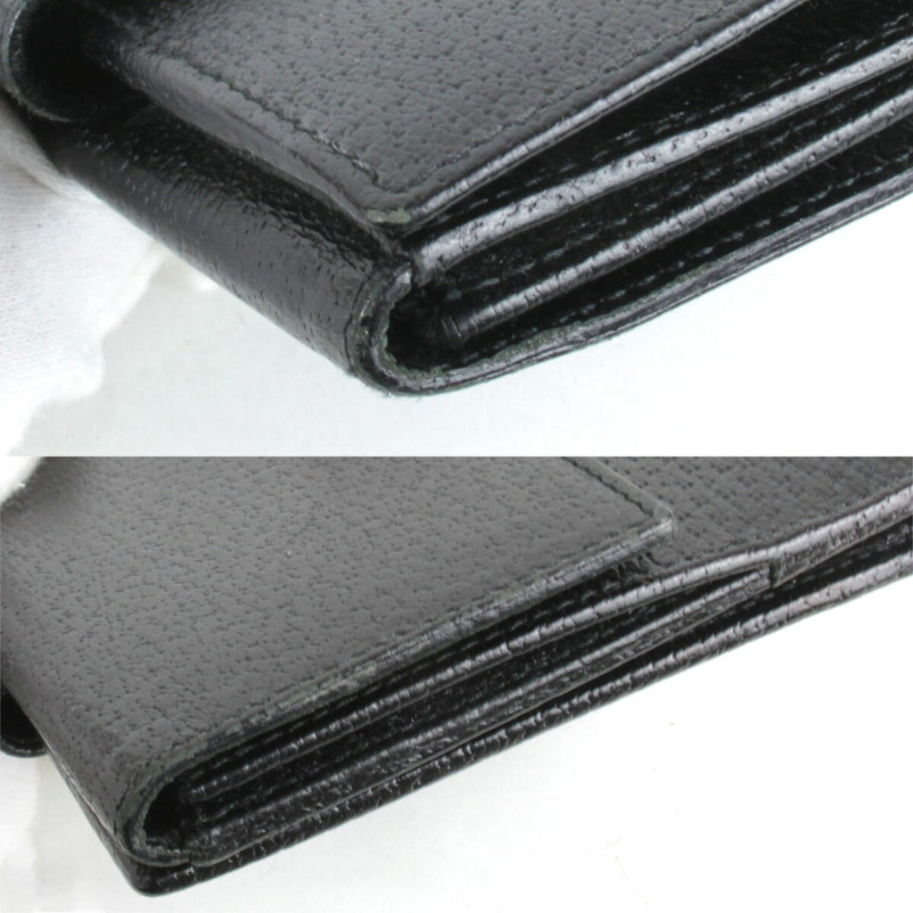 Gucci Black Leather Wallet (Bi-Fold) (Pre-Owned)