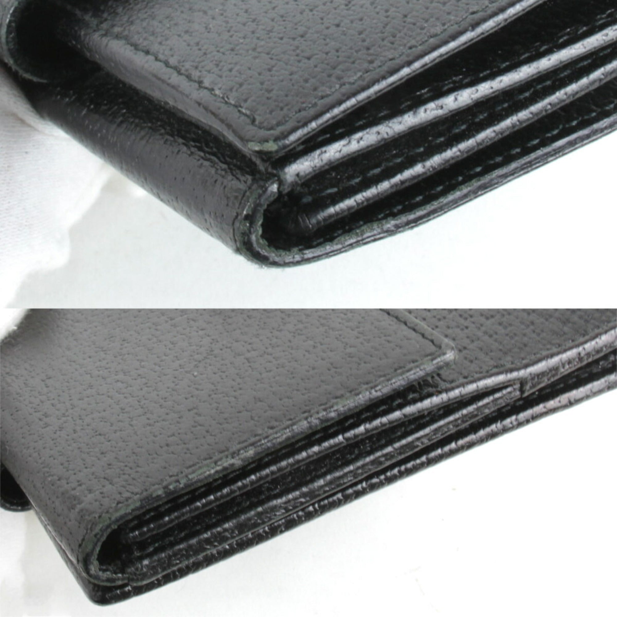 Gucci Black Leather Wallet (Bi-Fold) (Pre-Owned)